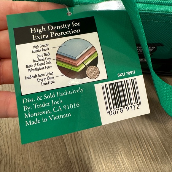 Trader Joe’s insulated mini cooler tote - green - Picture 10 of 10
